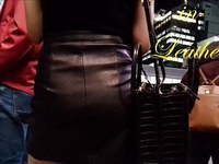 JAPANESE LEATHER PANTS VS LEATHER SKIRT SPYCAM