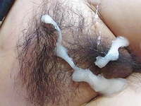 HAIRY PUSSY CUMSHOT