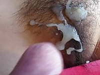 HAIRY PUSSY CUMSHOT