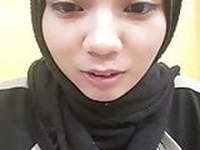 malay - awek tudung hitam