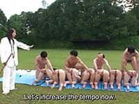 Uncensored Japanese outdoor nudist sex cult ceremony