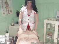 Infertility Clinic with Ballbusting Nurse Bastienne Cross 