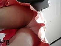 BL-017: Quick Boso Upskirt - White Panties