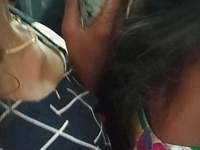 Tamil hot young girl deep boobs cleavage in bus (Part:4)